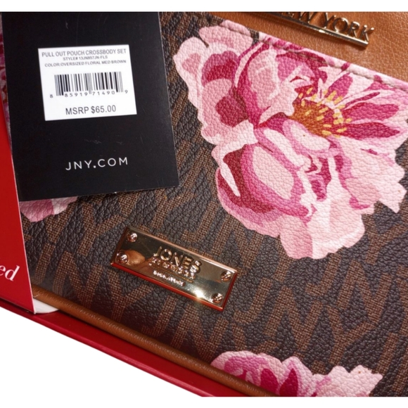 Jones New York Bags Jones New York Signature Floral Crossbody With